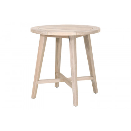 Essentials - Woven Carmel Outdoor 36" Round Counter Table