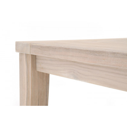 Essentials Woven Carmel Outdoor 42" Square Counter Table - Gray Teak
