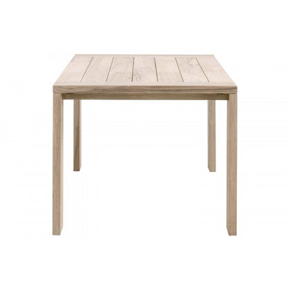 Essentials Woven Sur Outdoor Dining Table - Gray Teak