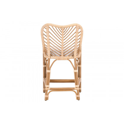 Essentials Woven Laguna Counter Stool - Natural Sanded Peel White Speckle