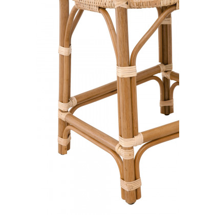 Essentials Woven Laguna Counter Stool - Natural Sanded Peel White Speckle