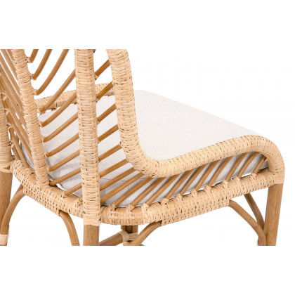 Essentials Woven Laguna Counter Stool - Natural Sanded Peel White Speckle