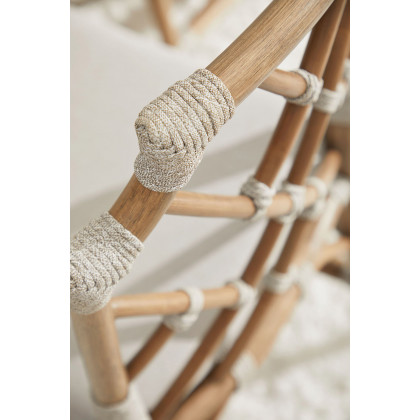Essentials - Woven Bayview Dining Chair, Set of 2 in Old Gray Rattan