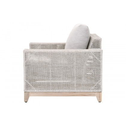 Essentials - Woven Tropez Outdoor Sofa Chair in Taupe