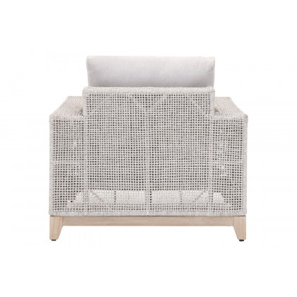 Essentials - Woven Tropez Outdoor Sofa Chair in Taupe