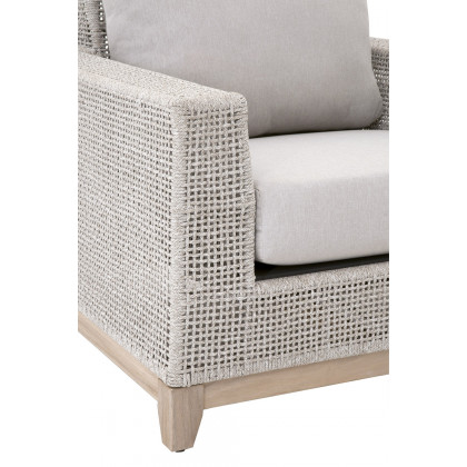 Essentials - Woven Tropez Outdoor Sofa Chair in Taupe