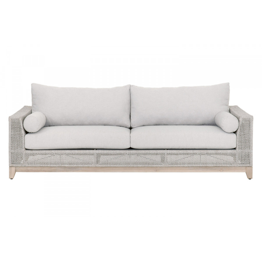 Essentials - Woven Tropez Outdoor 90" Sofa in Taupe
