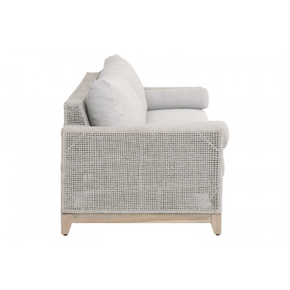 Essentials - Woven Tropez Outdoor 90" Sofa in Taupe