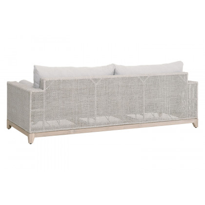 Essentials - Woven Tropez Outdoor 90" Sofa in Taupe