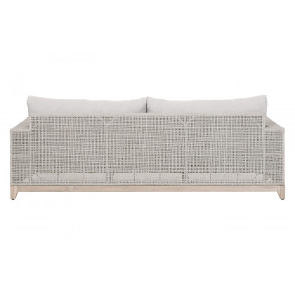 Essentials - Woven Tropez Outdoor 90" Sofa in Taupe