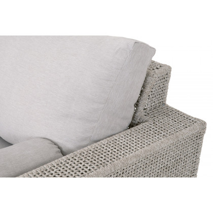 Essentials - Woven Tropez Outdoor 90" Sofa in Taupe