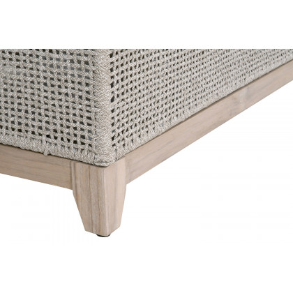 Essentials - Woven Tropez Outdoor 90" Sofa in Taupe