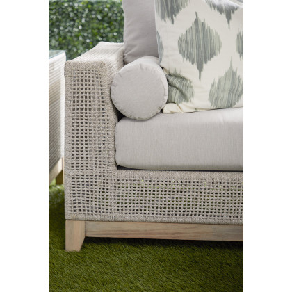 Essentials - Woven Tropez Outdoor 90" Sofa in Taupe