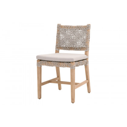 Essentials Woven Costa Dining Chair, Set of 2 - Natural Gray