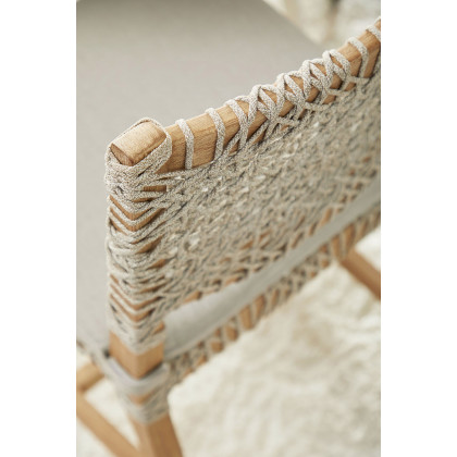 Essentials Woven Costa Dining Chair, Set of 2 - Natural Gray