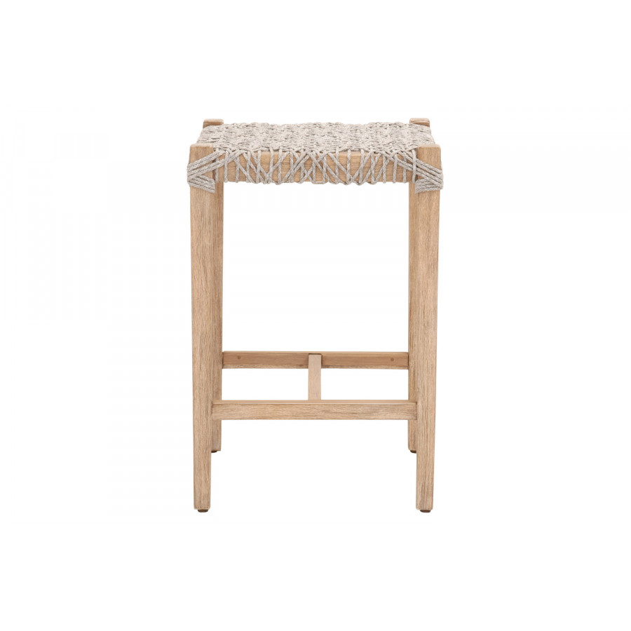 Essentials Woven Costa Backless Counter Stool - Taupe