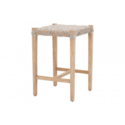 Essentials Woven Costa Backless Counter Stool - Taupe