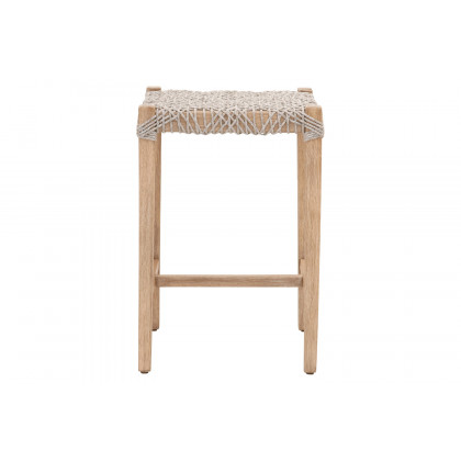 Essentials Woven Costa Backless Counter Stool - Taupe