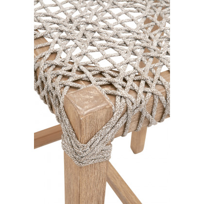 Essentials Woven Costa Backless Counter Stool - Taupe