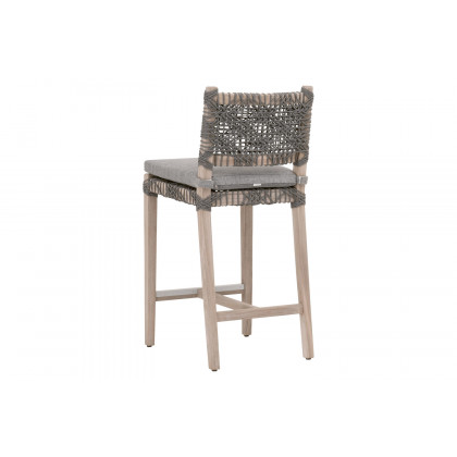 Essentials Woven Costa Outdoor Counter Stool - Performance Dove