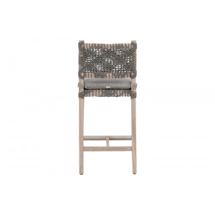 Essentials Woven Costa Outdoor Counter Stool - Performance Dove
