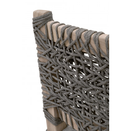 Essentials Woven Costa Outdoor Counter Stool - Performance Dove