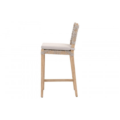 Essentials Woven Costa Counter Stool - Taupe