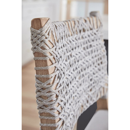 Essentials Woven Costa Counter Stool - Taupe