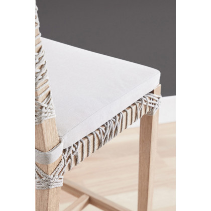 Essentials Woven Costa Counter Stool - Taupe