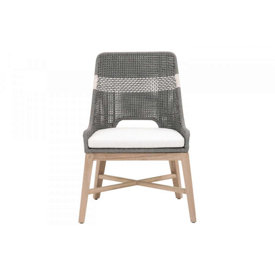 Essentials - Woven Tapestry Outdoor Dining Chair, Set of 2