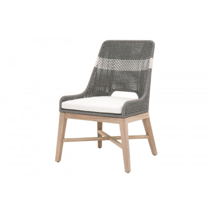 Essentials - Woven Tapestry Outdoor Dining Chair, Set of 2
