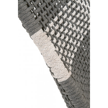 Essentials Woven Tapestry Outdoor Dining Chair, Set of 2 - Dove Flat Rope