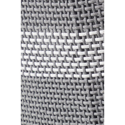 Essentials Woven Tapestry Outdoor Dining Chair, Set of 2 - Dove Flat Rope