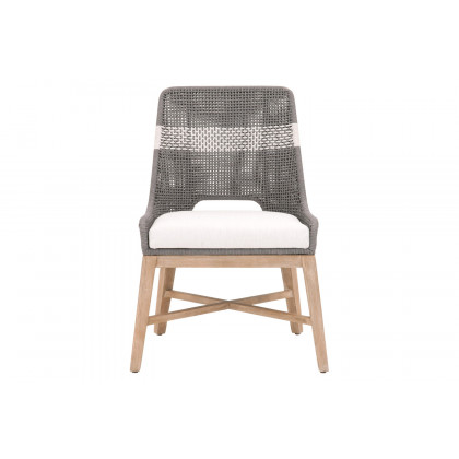 Essentials - Woven Tapestry Outdoor Dining Chair, Set of 2