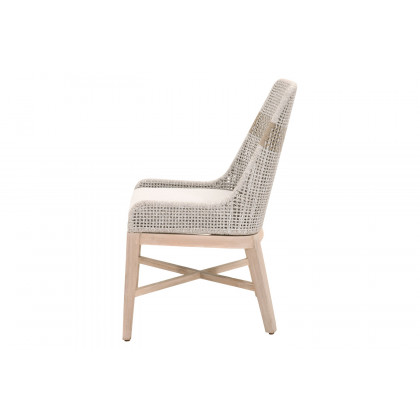 Essentials Woven Tapestry Outdoor Dining Chair, Set of 2 - Taupe