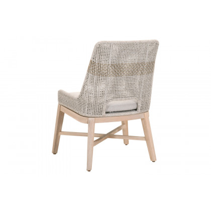 Essentials Woven Tapestry Outdoor Dining Chair, Set of 2 - Taupe