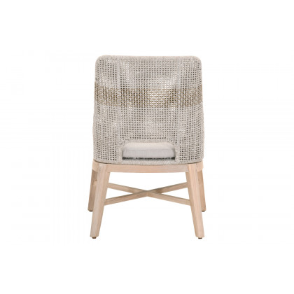 Essentials Woven Tapestry Outdoor Dining Chair, Set of 2 - Taupe