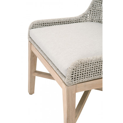 Essentials Woven Tapestry Outdoor Dining Chair, Set of 2 - Taupe