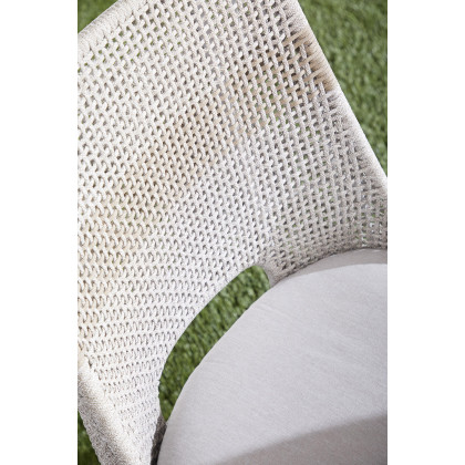 Essentials Woven Tapestry Outdoor Dining Chair, Set of 2 - Taupe