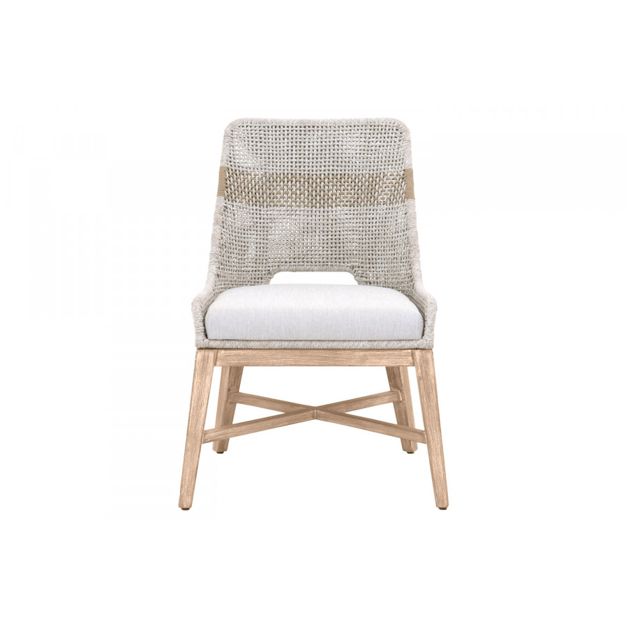 Essentials Woven Tapestry Dining Chair, Set of 2 - Taupe