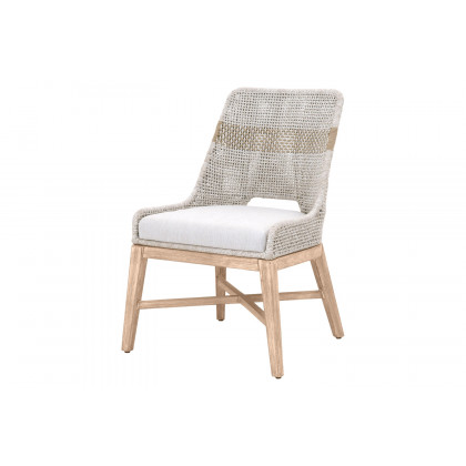 Essentials Woven Tapestry Dining Chair, Set of 2 - Taupe