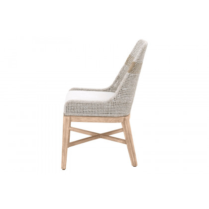 Essentials Woven Tapestry Dining Chair, Set of 2 - Taupe