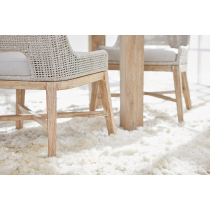 Essentials Woven Tapestry Dining Chair, Set of 2 - Taupe