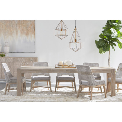 Essentials Woven Tapestry Dining Chair, Set of 2 - Taupe