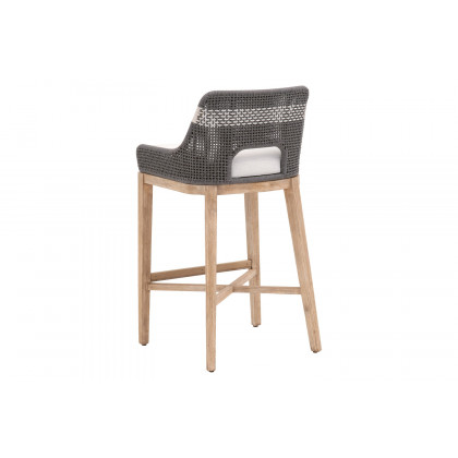 Essentials Woven Tapestry Barstool - Dove Flat Rope