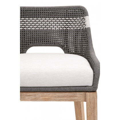 Essentials Woven Tapestry Barstool - Dove Flat Rope