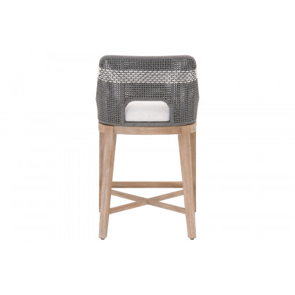 Essentials Woven Tapestry Counter Stool - Dove Flat Rope