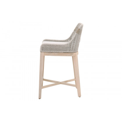 Essentials Woven Tapestry Outdoor Counter Stool - Taupe