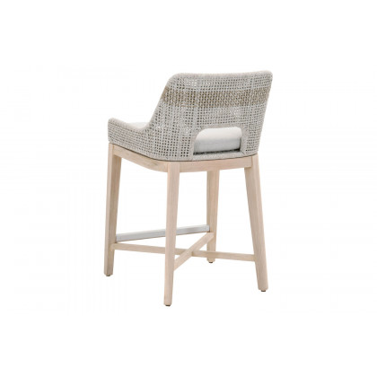 Essentials Woven Tapestry Outdoor Counter Stool - Taupe