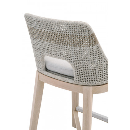 Essentials Woven Tapestry Outdoor Counter Stool - Taupe
